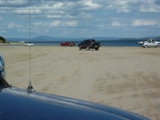 Beach driving at Macquarie Heads