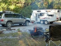 Arthur River campsite