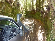 Montezuma track follows old rail line