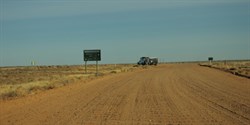 turn off to Coober Pedy, north of William creek