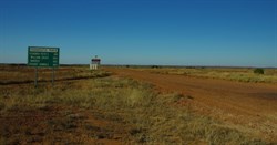 road sign near Oodnadatta