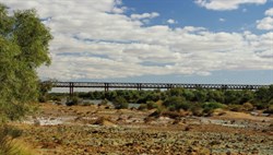 Algebuckina bridge - very impressive