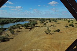 free campsites along the water at Algebuckina - beautiful place to camp and wish we had stayed there