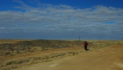 flat landscape north of Marree