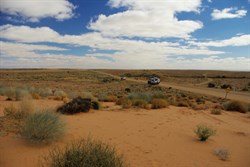 Lake Eyre south and Red sand dunes