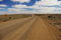 track between Marree and Coward Springs