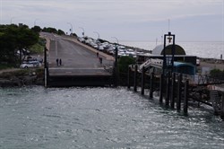 Coming into Dock at Penneshaw