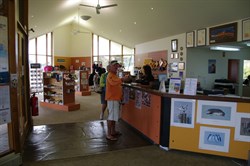 You can even hire fishing gear at the VIC