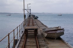Fishing from Vivonne Bay jetty
