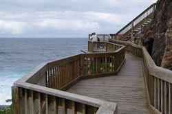 The Walkway down to Admirals Arch
