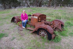 The owner of this old car loved Kangaroo Island that much, he stayed until he died