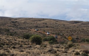 Convoy in the hills
