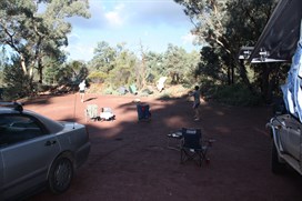 Drying stuff out at Wilpena