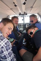 A jumbo it aint!  Hugh and Johnno with Jack and the CP