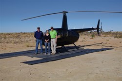 Fiona and I with our great pilot, Paul