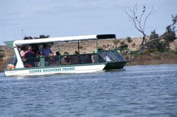 Peter taking more tourists for a cruise on the Cooper