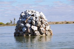 Rock Cairn at the Old Sheep Crossing