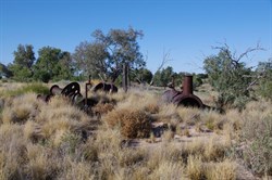 Slowly rusting in the Simpson Desert