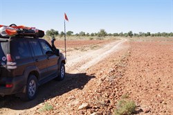 Eyre Creek Flood detour track
