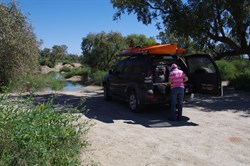 Lunch on the QAA Line at Eyre Creek