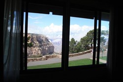 View from our room over Grand Canyon
