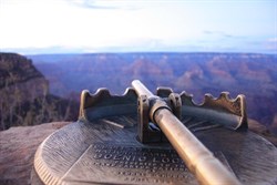 View from south rim over Grand Canyon