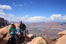 Martins at Ooh Ahh Point, Sth Kaibab trail