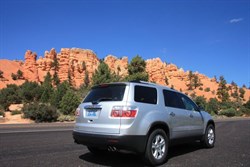 Our car at Red Rock Canyon