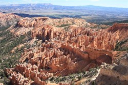 Views of Hoodoos at Bryce Canyon