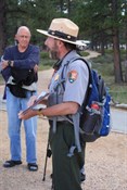 Our ranger giving the talk