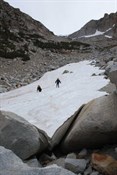 Us on snow at Tioga Pass