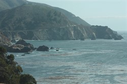 Views of coast from Big Sur