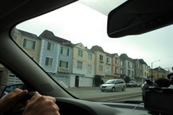 Terraces on the main highway south of San Francisco