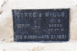 Plaque at the Dig Tree - Cooper Creek