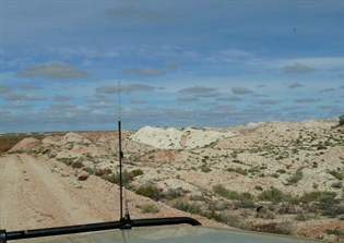 Mullock hills near Andamooka