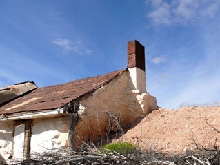 An early building in Andamooka