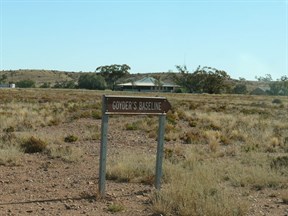 Witchelina and Goyder Line sign