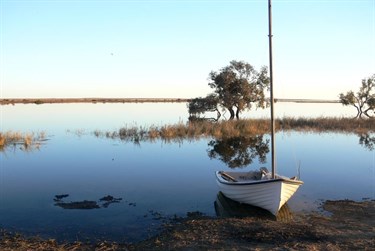 Plenty of water for sailing
