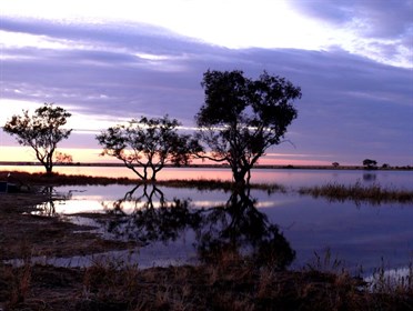 Sunrise over Lake