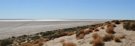 Lake Eyre at Level Post Bay