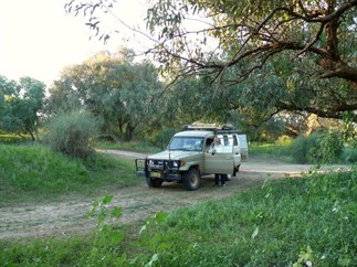 Beside the Diamantina River
