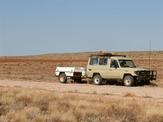 Along the detour to Big Red
