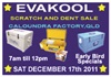Evakool Scratch and Dent Sale December 2011