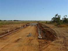 Extensive roadworks being carried out due to flood damage