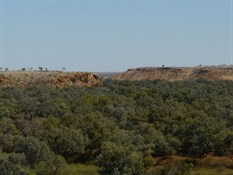 Diamantina Gate viewed from Janets Leap