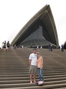 Erin and Brandon at Opera House