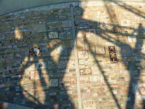 Mosaic paving at the Bendigo Observatory
