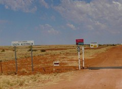 Crossing the border into SA