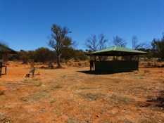The camping ground at Olive Downs