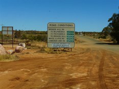 The roads were all open
